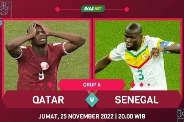 Link Nonton Live Streaming dan Prediksi Line Up Qatar vs Senegal Piala Dunia 2022