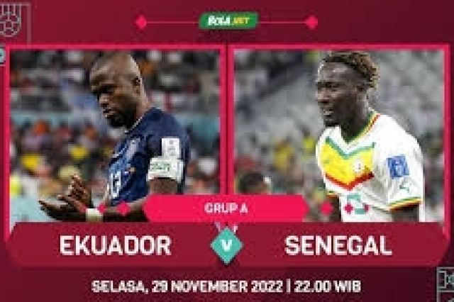 Link Nonton Streaming Ekuador vs Senegal Piala Dunia 2022 Qatar