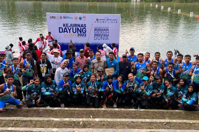 Dahsyat! Jambi Raih 6 Emas, 2 Perak dan 8 Perunggu di Kejurnas Dayung 2022