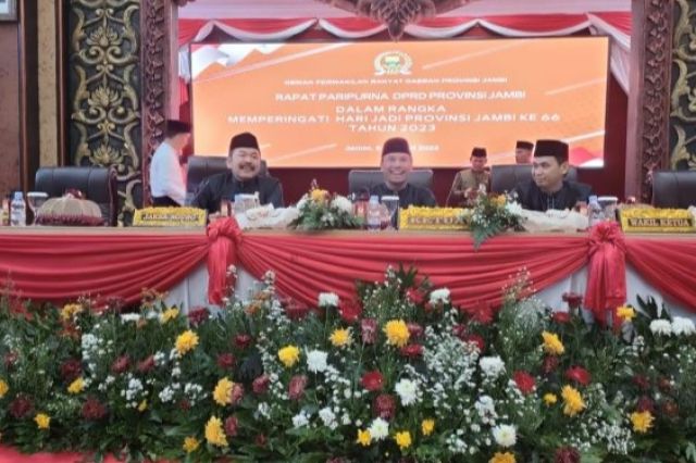 DPRD Gelar Paripurna Istimewa HUT ke-66 Provinsi Jambi