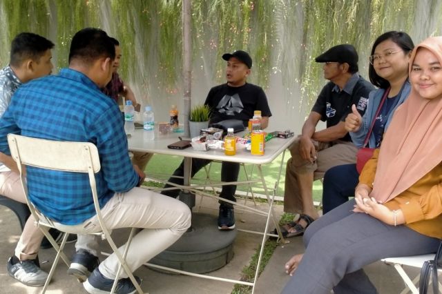 Pengurus SMSI Bungo Silaturahmi dengan Ketua Dewan Penasehat