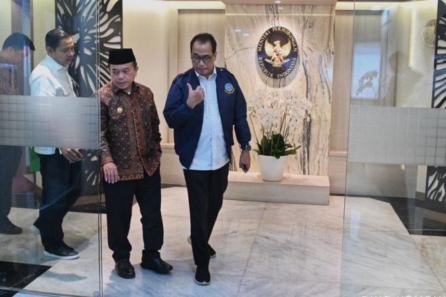 Gubernur Al Haris Bahas Jalan Khusus Batubara dengan Menhub: Ini 3 Pokok Pembahasannya