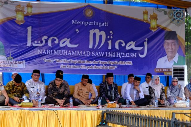 Hadiri Isra Miraj di Tebo: Wagub Abdullah Sani Mohon Didoakan Kelancaran Memajukan Provinsi Jambi