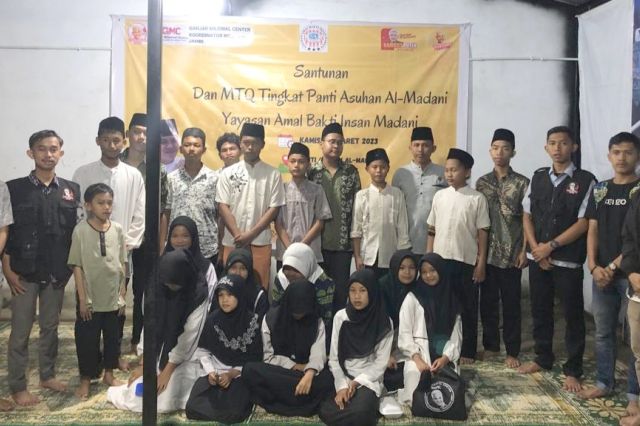 Ganjar Milenial Adakan Lomba MTQ Tingkat Panti Asuhan di Muaro Jambi