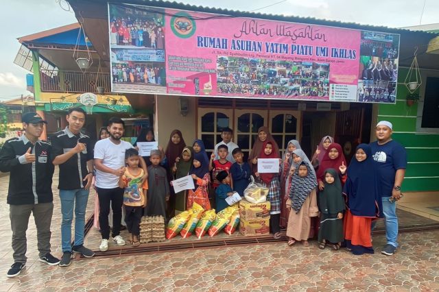 Berkah Ramadan: Amsindo Jambi Salurkan Sembako ke Panti Asuhan