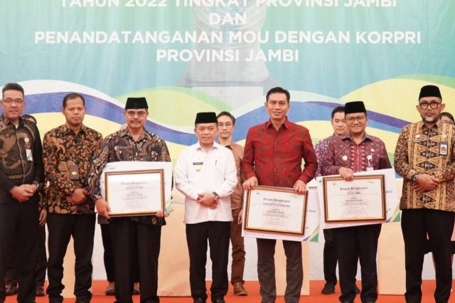 BPJS Ketenagakerjaan Gelar Penganugerahan Paritrana Awards Tahun 2022 Tingkat Provinsi Jambi