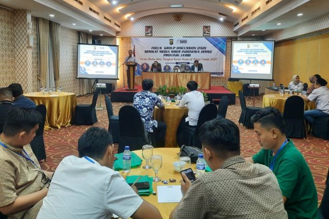 Wadir Intelkam Polda Jambi Buka FGD SMSI Provinsi Jambi