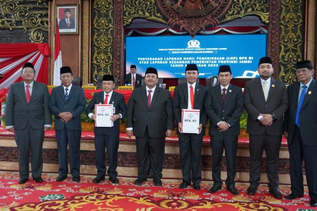 Pemprov Jambi Raih Opini WTP 11 Kali Berturut-turut dari BPK RI