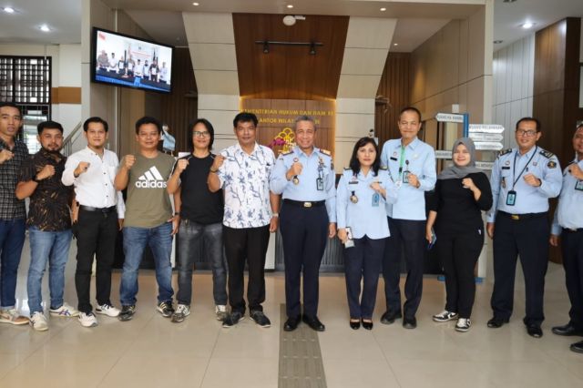 Pererat Sinergitas: SMSI Provinsi Jambi Gelar Silaturahmi Bersama Kakanwil Kemenkumham Jambi