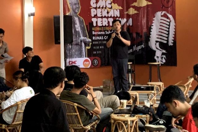 Ganjar Milenial Adakan Stand Up Comedy Fest di Kota Jambi