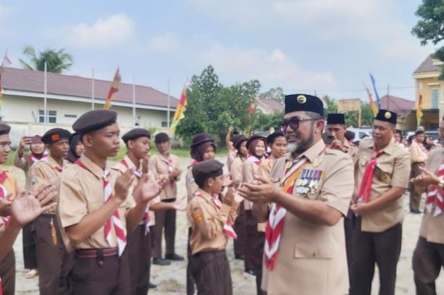 Sudirman Buka Kemah Bersama PDBK Provinsi Jambi di Bumi Perkemahan Cadika