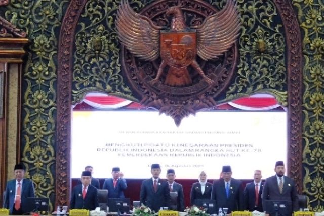 Terkait Pidato Kenegaraan 2023, Gubernur Al Haris: Pesan Pak Presiden Jangan Sampai Menganggu Pembangunan Daerah