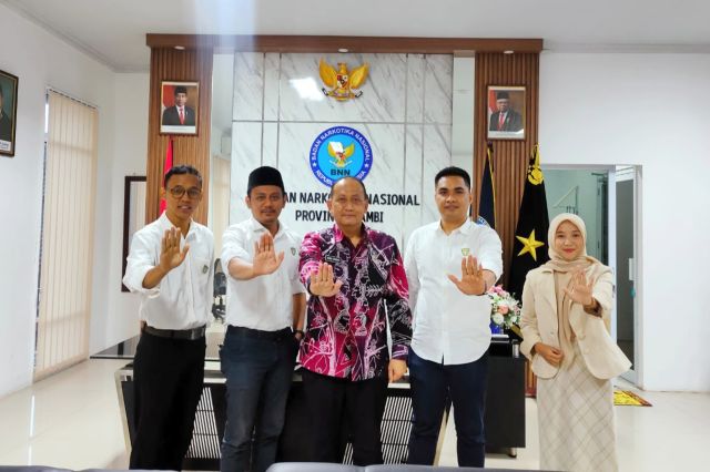 BNN dan BAANAR Jambi Bangun Sinergisitas Perangi Narkoba