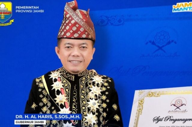 Gubernur Al Haris Dapat Penghargaan Internasional Tun Perak Dunia Melayu Dunia Islam 2023