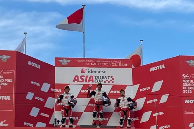 Veda Persembahkan Podium Tertinggi di ATC Motegi