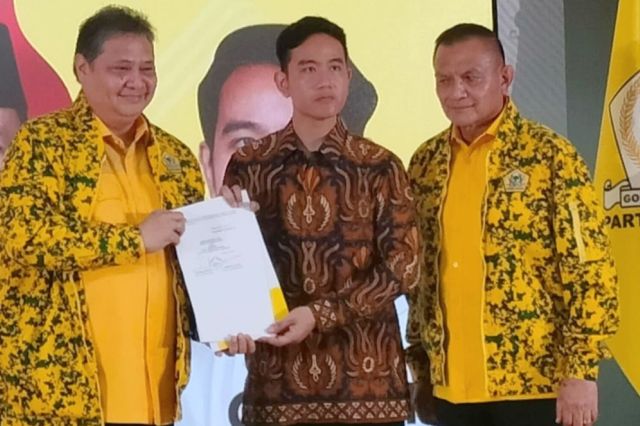 Golkar Usung Gibran Jadi Cawapres Prabowo