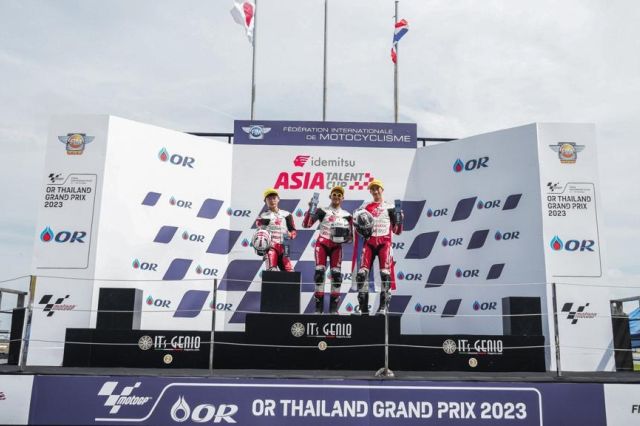Pebalap Astra Honda Kembali Bikin Indonesia Raya Bergema di Kejuaraan Balap Asia