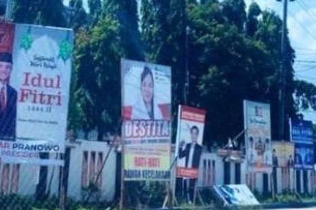 Alat Peraga Melanggar Masih Berserakan, Hapis: Akan Segera Ditertibkan