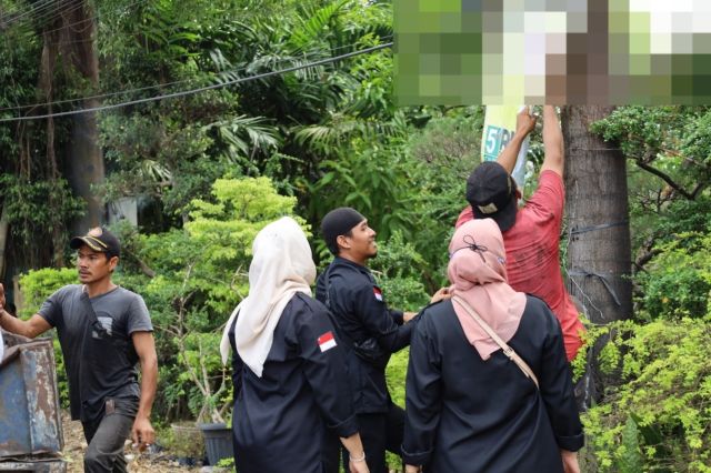 Tim Gabungan se-Provinsi Jambi Tertibkan Alat Peraga Melanggar