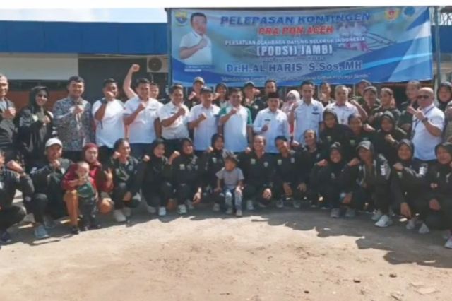 Lepas Atlet Dayung Jambi Ikuti BK PON XXI Karawang, Gubernur Al Haris: Pulang Bawa Medali