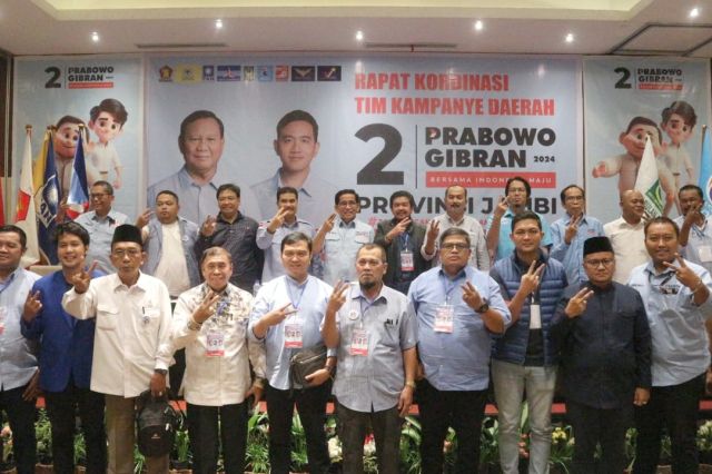 Pasca Rakorda: TKD Siapkan Strategi Matang Menangkan Prabowo-Gibran di Jambi