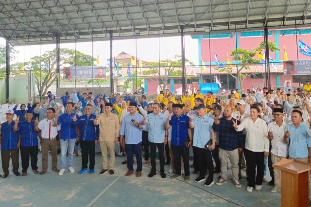 TKD Prabowo-Gibran Tanjab Barat Gelar Rakor: Siap Menangkan Satu Putaran