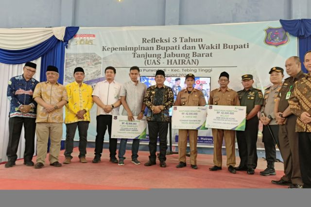 BPJS Ketenagakerjaan Salurkan Santunan di Refleksi 3 Tahun Kepemimpinan UAS-Hairan