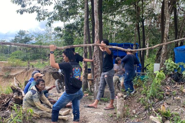 Empat Pelaku PETI Ditangkap Tim Sultan Unit Tipidter Satreskrim Polres Tebo