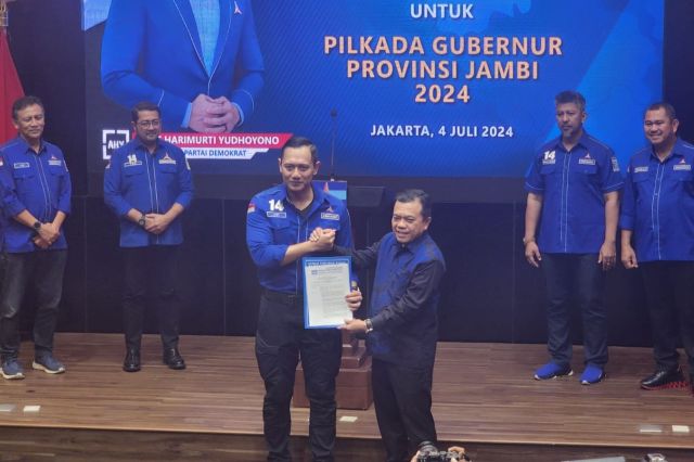 Sah! Demokrat Usung Haris-Sani di Pilgub Jambi 2024