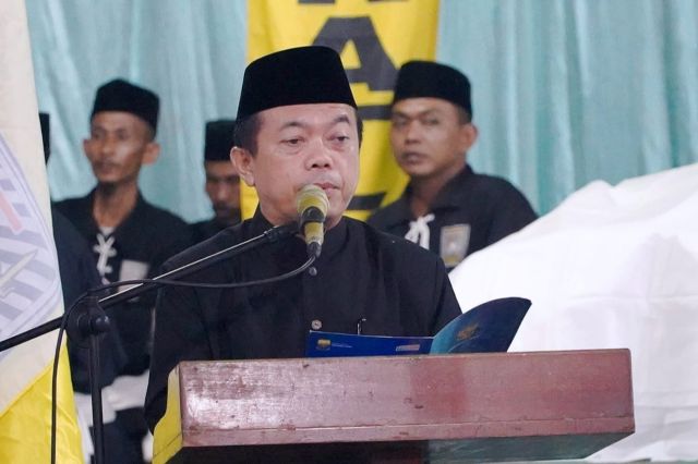 Gubernur Al Haris Hadiri Pengesahan Ratusan Warga Baru PSHT Tanjab Timur