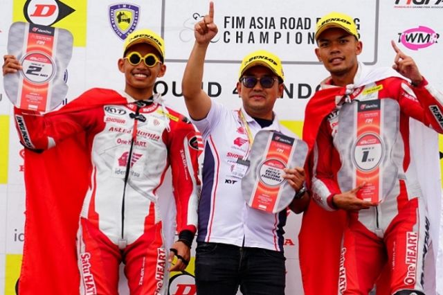 Tunggangi CBR: Astra Honda Borong Podium di ARRC Mandalika