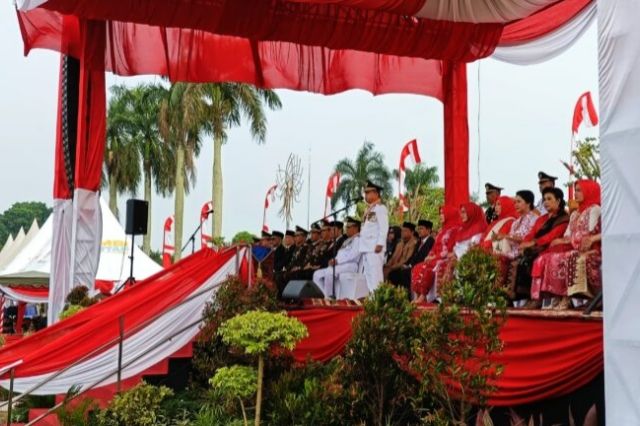 Gubernur Al Haris Pimpinan Upacara HUT ke-79 Republik Indonesia