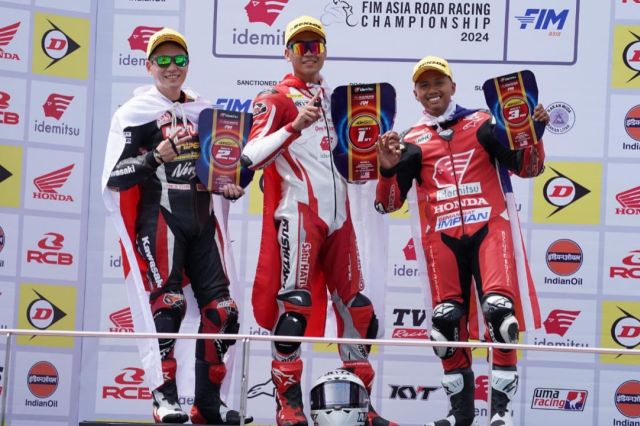 Raih Podium Tertinggi di ARRC Sepang: Pebalap Astra Honda Kokoh di Puncak Klasemen