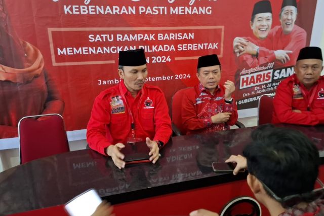 PDI Perjuangan Tegaskan Kader Harus Solid Menangkan Haris-Sani di Pilgub Jambi