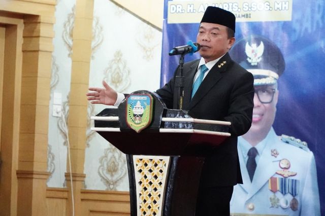 Gubernur Al Haris Hadiri Sertijab Bupati dan Wakil Bupati Sarolangun