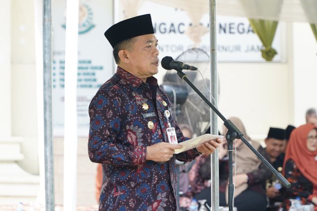 Gelar Tabligh Akbar dan Halal Bihalal, Pesan Gubernur Al Haris: Bekerjalah dengan Ikhlas