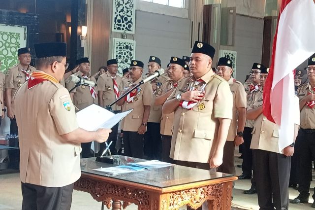 Kemas Faried Resmi Pimpin Kwarcab Pramuka Kota Jambi