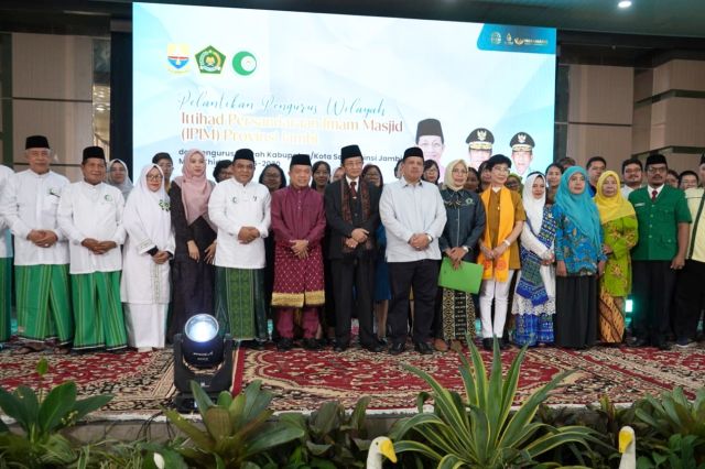 Gubernur Al Haris dan Wagub Abdullah Sani Dampingi Menag RI Kunker di Jambi