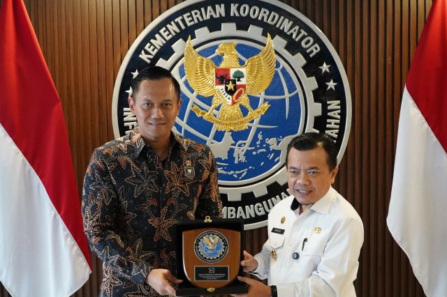 Bersama Bupati dan Wali Kota: Gubernur Al Haris Temui Menko AHY Bahas soal Infrastruktur di Jambi