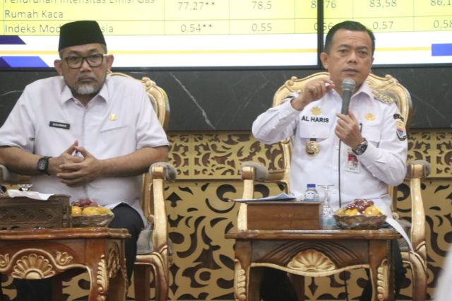 Gubernur Al Haris Kumpulkan Semua Kepala OPD: Evaluasi dan Pertajam Program Kerja