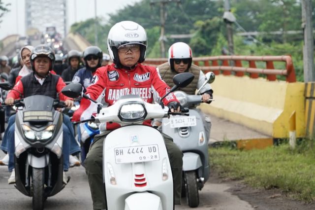 Semarak Sunmori Merdeka: Gubernur Al Haris Riding Bersama Forkopimda Jambi
