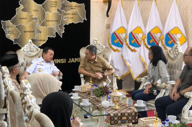 Gubernur Al Haris Audiensi Bersama Hutama Karya: Bahas Operasional Tol Tempino Sampai Simpang Ness