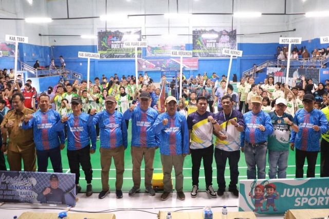 Bupati Anwar Resmi Buka Kejurprov PBSI Jambi: 520 Atlet Siap Berlaga