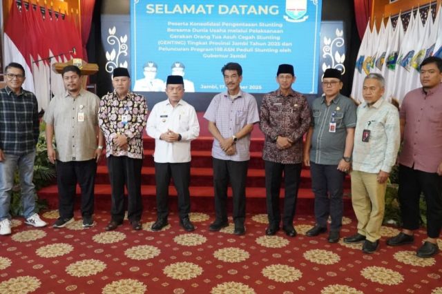 Gubernur Al Haris Tegaskan Komitmen Tekan Stunting: Luncurkan Gerakan 10B ASN Peduli Stunting di Jambi