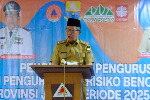 Wagub Abdullah Sani Kukuhkan Pengurus FPRB Provinsi Jambi