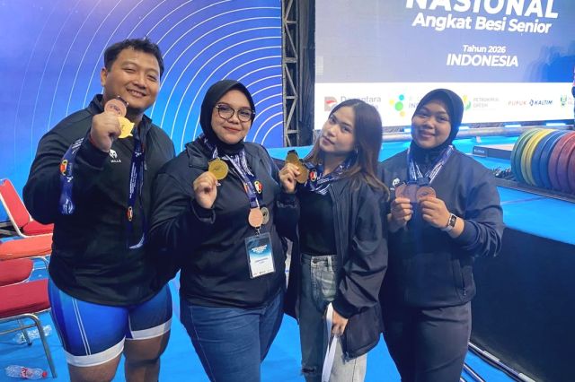 Jambi Raih Lima Emas di Kejurnas Angkat Besi 2026