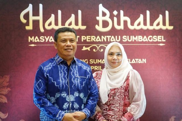 Wabup Katamso Hadiri Halal Bihalal Masyarakat Perantau Sumbagsel di Palembang