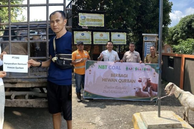 PT SAS dan Group Salurkan 40 Hewan Kurban untuk Masyarakat Jambi