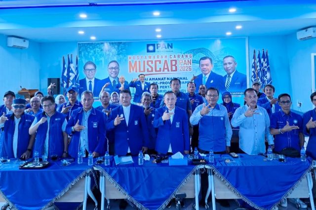 Gelar Muscab Tahap I: PAN Jambi Tetapkan Ketua DPC 5 Kabupaten dan Kota