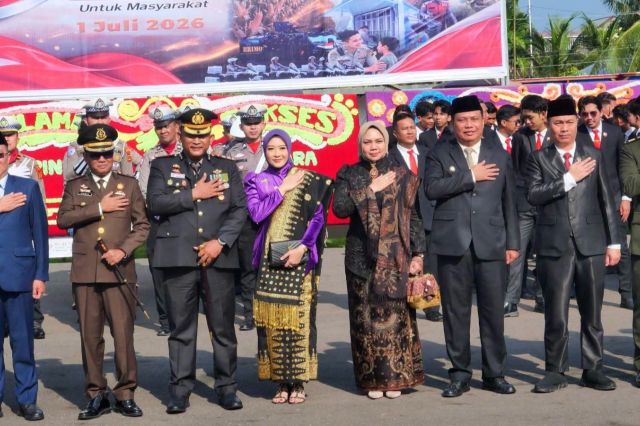 HUT Bhayangkara ke-80: Wabup Katamso Puji Sinergi Polri Jaga Keamanan Tanjab Barat